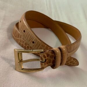 Vintage Ralph Lauren Light Brown Leather Belt